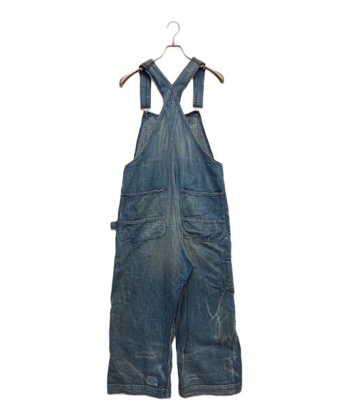 RRL（ダブルアールエル）RRL (ダブルアールエル) ダメージ加工オーバーオール インディゴ サイズ:3の古着・服飾アイテム