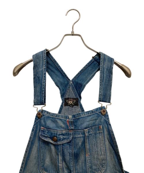 RRL（ダブルアールエル）RRL (ダブルアールエル) ダメージ加工オーバーオール インディゴ サイズ:3の古着・服飾アイテム