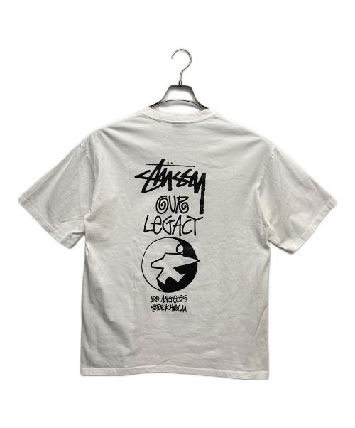 stussy（ステューシー）stussy (ステューシー) OUR LEGACY (アワーレガシー) Work Shop Surfman Tee ホワイト サイズ:Lの古着・服飾アイテム