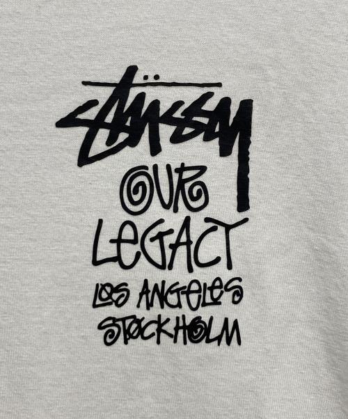 stussy（ステューシー）stussy (ステューシー) OUR LEGACY (アワーレガシー) Work Shop Surfman Tee ホワイト サイズ:Lの古着・服飾アイテム