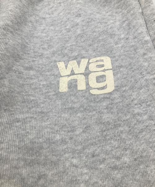 ALEXANDER WANG（アレキサンダー・ワン）ALEXANDER WANG (アレキサンダー・ワン) ストラクチャードテリーロゴスウェットパンツ グレー サイズ:Sの古着・服飾アイテム