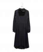 LOKITHOロキト）の古着「ブラウスワンピース」｜ブラック