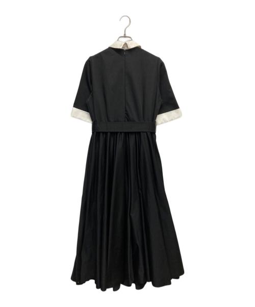foufou（フーフー ザドレス）foufou (フーフー ザドレス) bicolor one piece ブラック サイズ:Sの古着・服飾アイテム