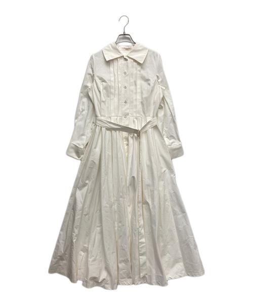 foufou（フーフー ザドレス）foufou (フーフー ザドレス) front tuck button one piece ホワイト サイズ:1の古着・服飾アイテム