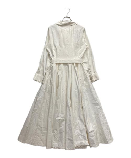 foufou（フーフー ザドレス）foufou (フーフー ザドレス) front tuck button one piece ホワイト サイズ:1の古着・服飾アイテム