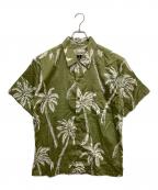 patalohaパタロハ）の古着「ツリーアロハシャツ」｜グリーン