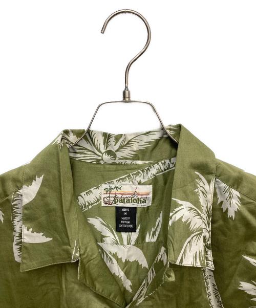 pataloha（パタロハ）pataloha (パタロハ) ツリーアロハシャツ グリーン サイズ:Mの古着・服飾アイテム