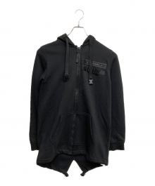 DIESEL（ディーゼル）の古着「フルジップパーカー」｜ブラック