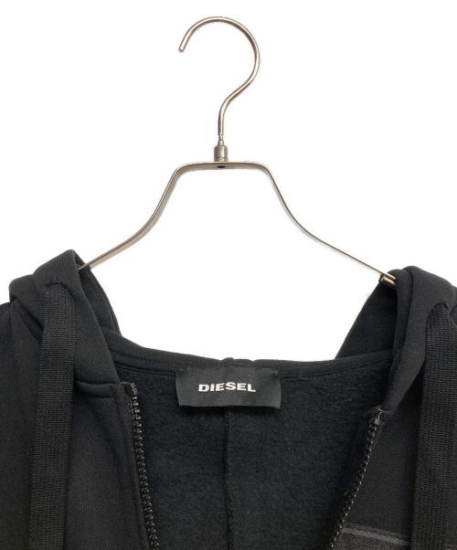 DIESEL（ディーゼル）DIESEL (ディーゼル) フルジップパーカー ブラック サイズ:Sの古着・服飾アイテム