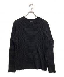 DIESEL（ディーゼル）の古着「サーマルカットソー」｜ブラック