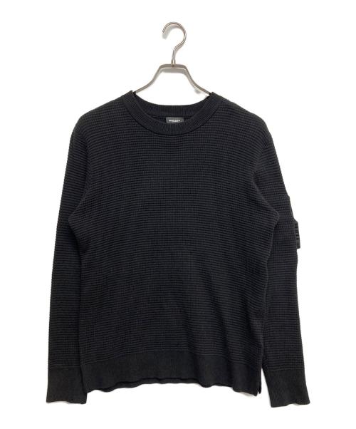 DIESEL（ディーゼル）DIESEL (ディーゼル) サーマルカットソー ブラック サイズ:XSの古着・服飾アイテム