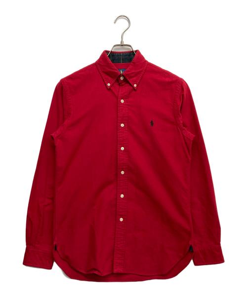 POLO RALPH LAUREN（ポロ・ラルフローレン）POLO RALPH LAUREN (ポロ・ラルフローレン) ボタンダウンシャツ レッド サイズ:XSの古着・服飾アイテム