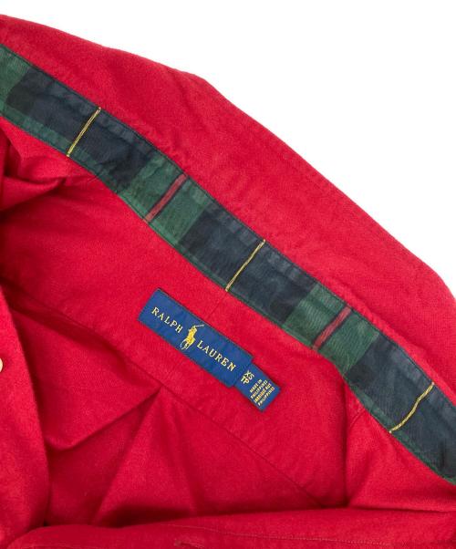 POLO RALPH LAUREN（ポロ・ラルフローレン）POLO RALPH LAUREN (ポロ・ラルフローレン) ボタンダウンシャツ レッド サイズ:XSの古着・服飾アイテム