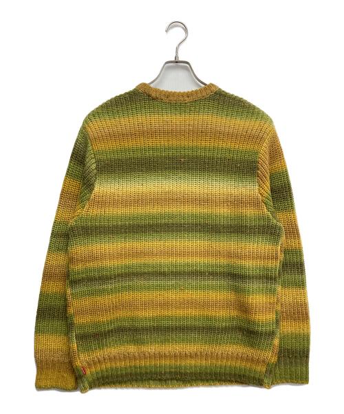 SUPREME（シュプリーム）Supreme (シュプリーム) Ombre Stipe Sweater イエロー サイズ:Lの古着・服飾アイテム