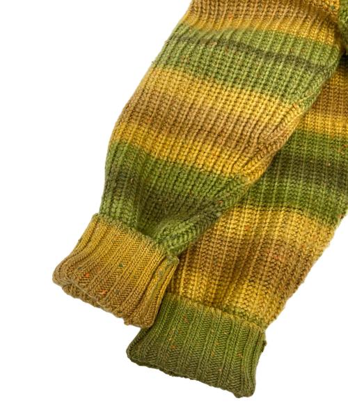 SUPREME（シュプリーム）Supreme (シュプリーム) Ombre Stipe Sweater イエロー サイズ:Lの古着・服飾アイテム