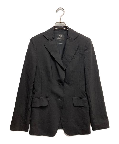 23区（ニジュウサンク）23区 (ニジュウサンク) 2Bテーラードジャケット ブラック サイズ:36の古着・服飾アイテム