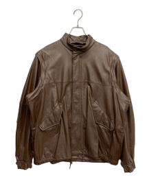 FREAK'S STORE（フリークスストア）の古着「フェイクレザージャケット」｜ブラウン