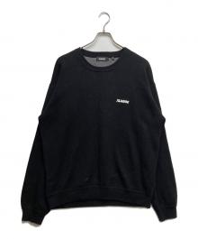 X-LARGE（エクストララージ）の古着「SLANTED OG CREWNECK KNIT TOP」｜ブラック