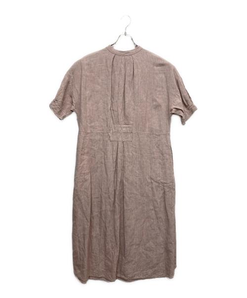 somewear clothing（サムウェアクロージング）somewear clothing (サムウェアクロージング) リネンワンピース ピンク サイズ:FREEの古着・服飾アイテム