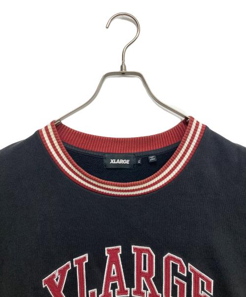 X-LARGE（エクストララージ）X-LARGE (エクストララージ) クルーネックスウェット ブラック サイズ:XLの古着・服飾アイテム