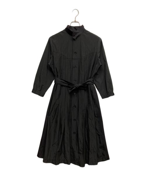 tricot COMME des GARCONS（トリココムデギャルソン）tricot COMME des GARCONS (トリココムデギャルソン) プリーツ スプリングコート ブラック サイズ:Mの古着・服飾アイテム