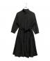 tricot COMME des GARCONS（トリココムデギャルソン）の古着「プリーツ スプリングコート」｜ブラック