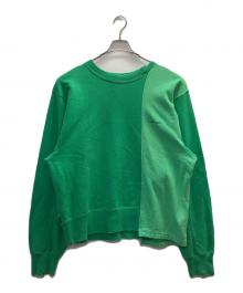 AMBUSH（アンブッシュ）の古着「切り替えデザインクルーネックスウェット」｜グリーン