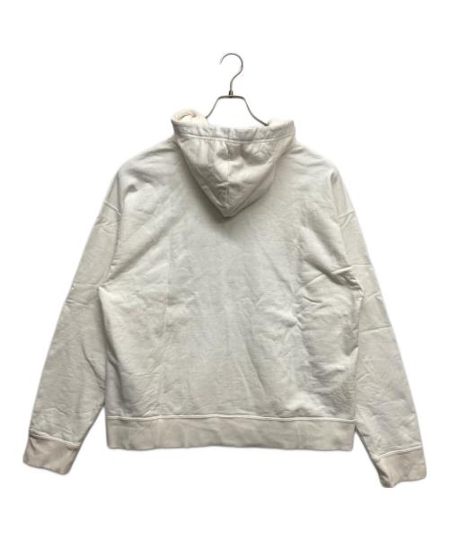 MIHARA YASUHIRO（ミハラヤスヒロ）MIHARA YASUHIRO (ミハラヤスヒロ) embroideried hoodie ホワイト サイズ:48の古着・服飾アイテム