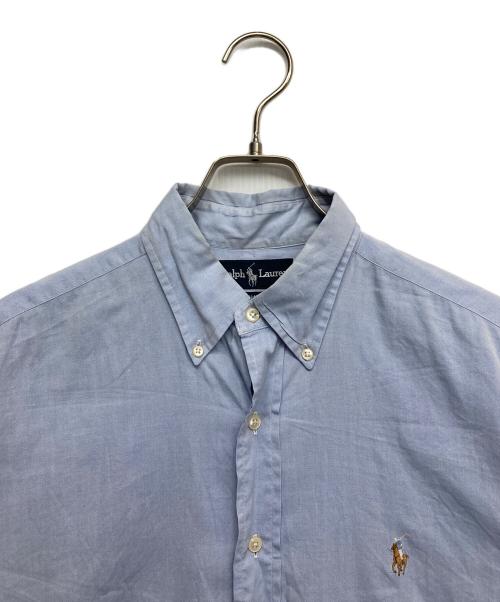 POLO RALPH LAUREN（ポロ・ラルフローレン）POLO RALPH LAUREN (ポロ・ラルフローレン) YARMOUSH シャツ ブルー サイズ:15 1/2の古着・服飾アイテム