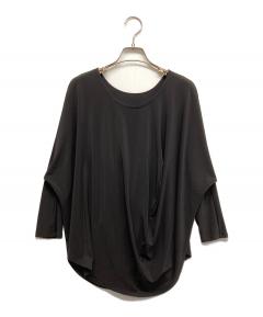 中古・古着通販】ISSEY MIYAKE (イッセイミヤケ) ブラウス ブラック