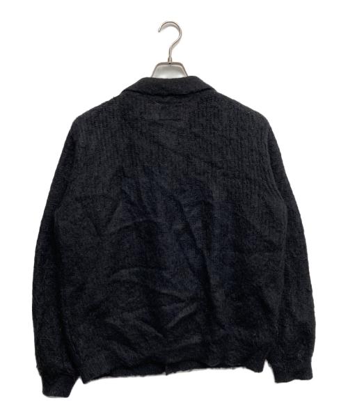 BEAMS（ビームス）BEAMS (ビームス) ニットポロカーディガン ブラック サイズ:Mの古着・服飾アイテム