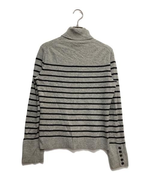 BURBERRY LONDON（バーバリーロンドン）BURBERRY LONDON (バーバリーロンドン) カシミヤ混タートルネックニット グレー サイズ:2の古着・服飾アイテム