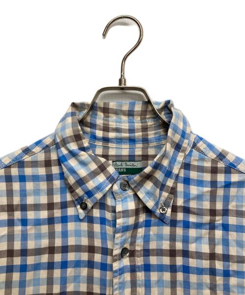 PAUL SMITH（ポールスミス）Paul Smith (ポールスミス) チェックシャツ ブルー サイズ:Lの古着・服飾アイテム