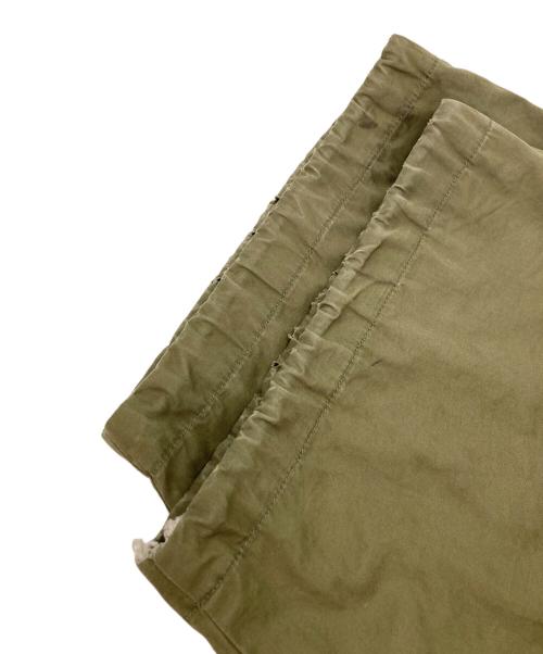 RYO TAKASHIMA（リョウタカシマ）RYO TAKASHIMA (リョウタカシマ) VENTILE COTTON 2TUCK WIDE PANTS グリーン サイズ:FREEの古着・服飾アイテム