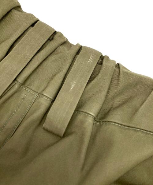 RYO TAKASHIMA（リョウタカシマ）RYO TAKASHIMA (リョウタカシマ) VENTILE COTTON 2TUCK WIDE PANTS グリーン サイズ:FREEの古着・服飾アイテム