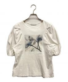 CELFORD（セルフォード）の古着「パフスリーブTシャツ」｜ホワイト