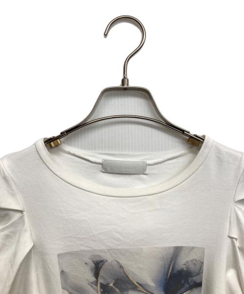 CELFORD（セルフォード）CELFORD (セルフォード) パフスリーブTシャツ ホワイト サイズ:one sizeの古着・服飾アイテム