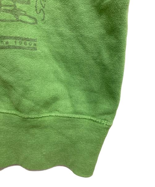 WAREHOUSE（ウエアハウス）WAREHOUSE (ウエアハウス) PEANUTSプリントスウェット グリーン サイズ:Mの古着・服飾アイテム