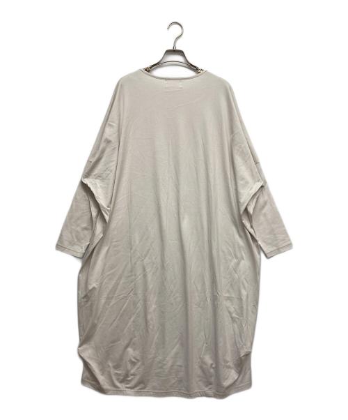 HUIS.（ハウス）HUIS. (ハウス) 長袖ワンピース ベージュ サイズ:Fの古着・服飾アイテム