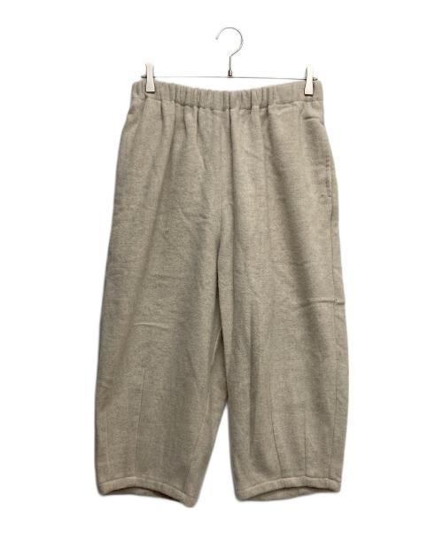 HUIS.（ハウス）huis. (ハウス) 尾州 (ビジュウ) ウールフランネルバルーンパンツ ベージュ サイズ:Fの古着・服飾アイテム
