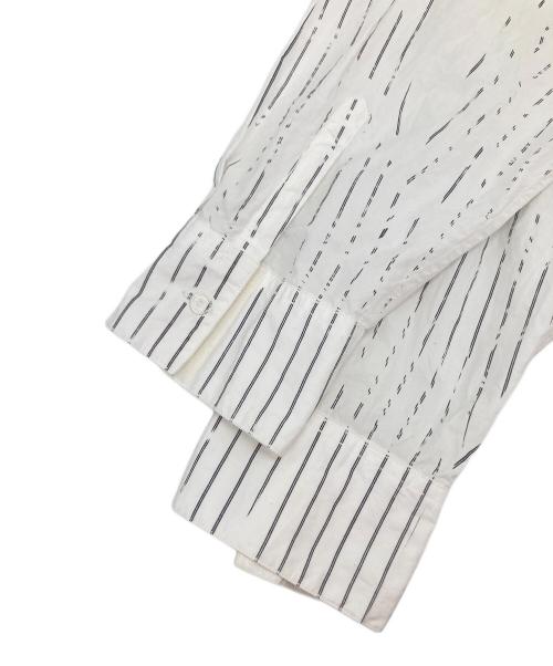 doublet（ダブレット）doublet (ダブレット) Compressed Stripe Shirt ホワイト サイズ:Sの古着・服飾アイテム