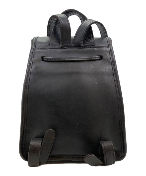 COACH（コーチ）COACH (コーチ) レザーリュック ブラックの古着・服飾アイテム