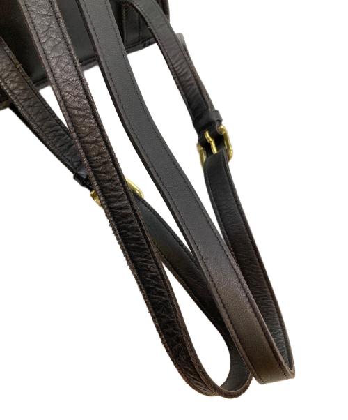 COACH（コーチ）COACH (コーチ) レザーリュック ブラックの古着・服飾アイテム