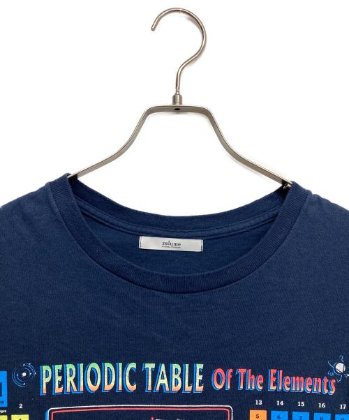 JOURNAL STANDARD relume（ジャーナルスタンダード レリューム）JOURNAL STANDARD relume (ジャーナルスタンダード レリューム) プリントTシャツ ネイビー サイズ:Lの古着・服飾アイテム