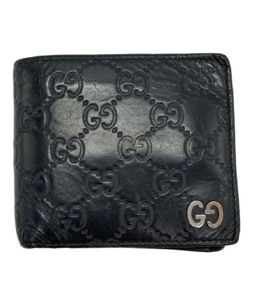 GUCCI（グッチ）GUCCI (グッチ) DORIAN2つ折り財布 ブラックの古着・服飾アイテム