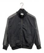 adidasアディダス）の古着「アディカラー デニム ファイヤーバード トラックトップ」｜ブラック