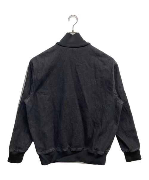 adidas（アディダス）adidas (アディダス) アディカラー デニム ファイヤーバード トラックトップ ブラック サイズ:XLの古着・服飾アイテム