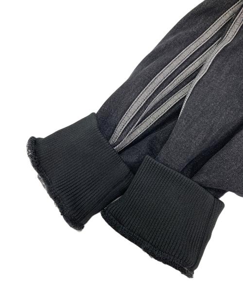 adidas（アディダス）adidas (アディダス) アディカラー デニム ファイヤーバード トラックトップ ブラック サイズ:XLの古着・服飾アイテム