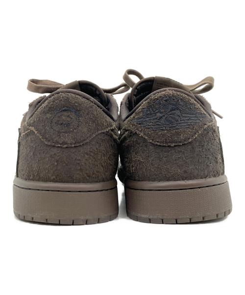 NIKE（ナイキ）NIKE (ナイキ) TRAVIS SCOTT (トラヴィススコット) エアジョーダン1 ロー OG SP ブラウン サイズ:27の古着・服飾アイテム