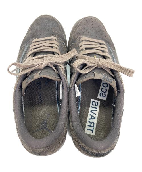 NIKE（ナイキ）NIKE (ナイキ) TRAVIS SCOTT (トラヴィススコット) エアジョーダン1 ロー OG SP ブラウン サイズ:27の古着・服飾アイテム